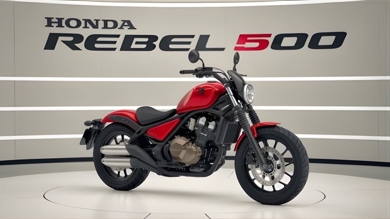 Discover the Honda Rebel 500 2025 - a mid-size cruiser blending classic bobber styling, a refined 471 cc parallel-twin engine, modern electronics and low seat height. Ideal for both new and experienced riders, now launched in India. (Keywords: Honda Rebel 500, mid-size cruiser India, 471 cc cruiser, Honda Rebel 2025 features, Honda Rebel 500 price India)