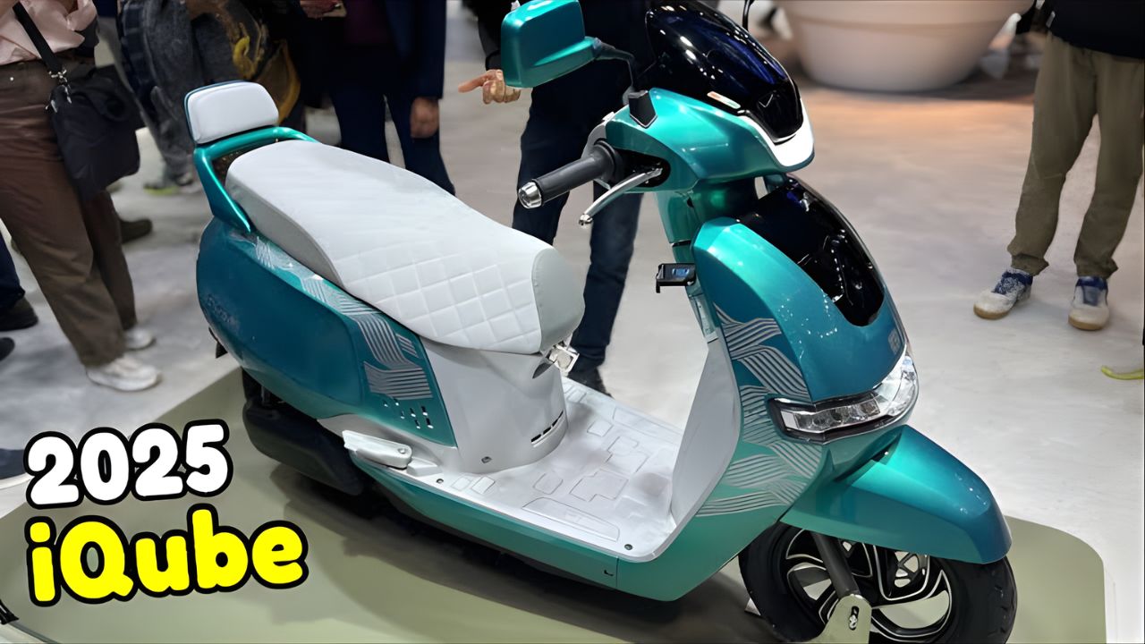 Experience the TVS iQube Electric 2025 — 580KM range, 3.2kWh smart battery, fast charging, and smart features at just ₹55,000. India’s most advanced electric scooter yet!